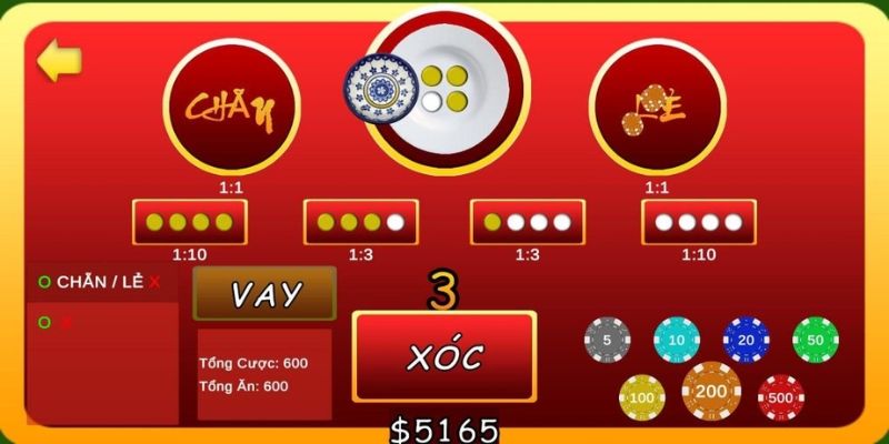 Cách áp dụng luật Xóc đĩa để thắng lớn cho game thủ