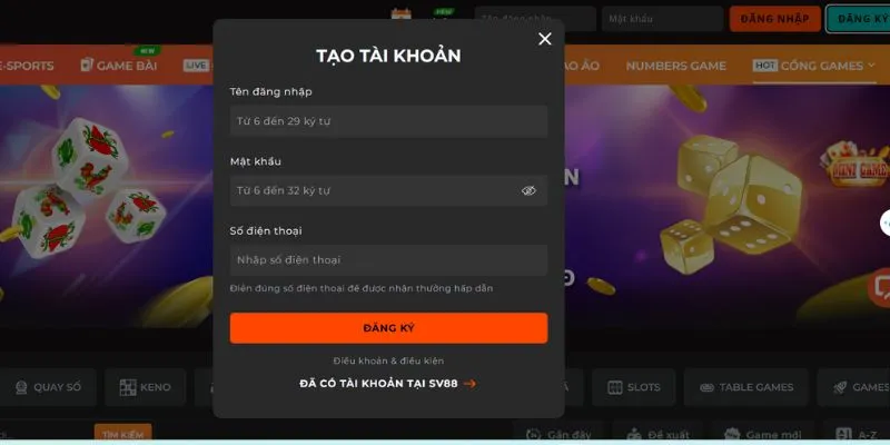 Hướng dẫn gia nhập sân chơi F88BET chi tiết