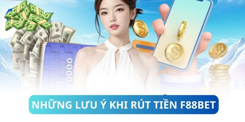 Những lưu ý quan trọng khi rút tiền f88bet